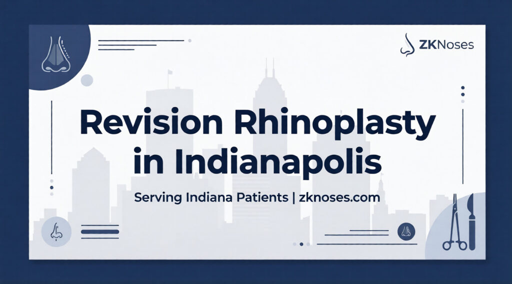 Revision rhinoplasty in Indianapolis – Dr. Ziad Katrib MD FACS at zknoses.com serves Indiana patients