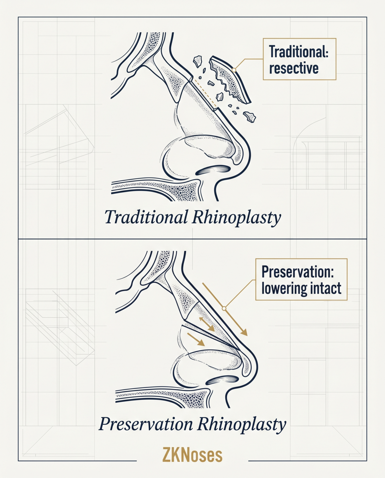 Traditional & Preservative Rhinoplasty
