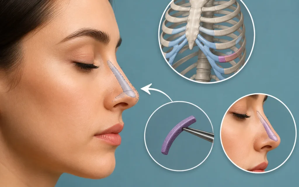 rib cartilage rhinoplasty