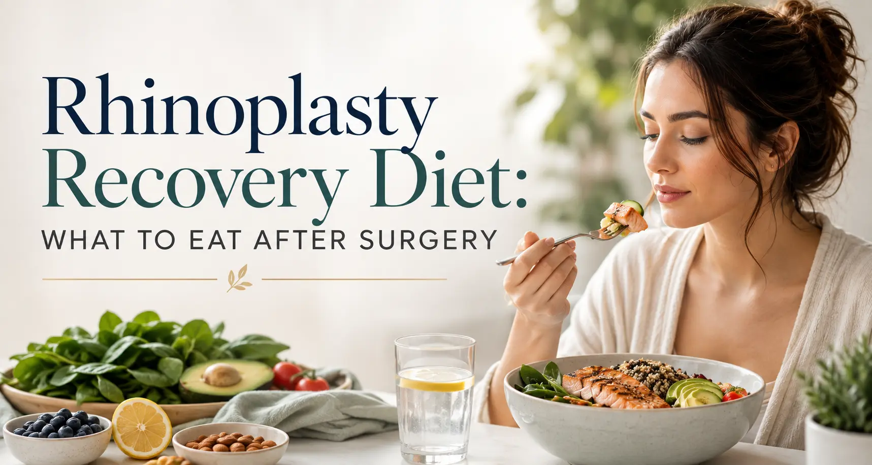 rhinoplasty recovery diet